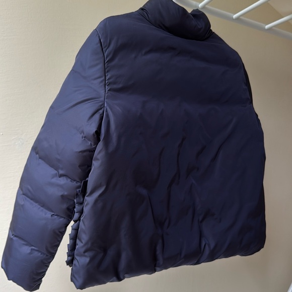 Jacadi girl winter jacket, with packable hide away hoodie, size 6A - Picture 5 of 17